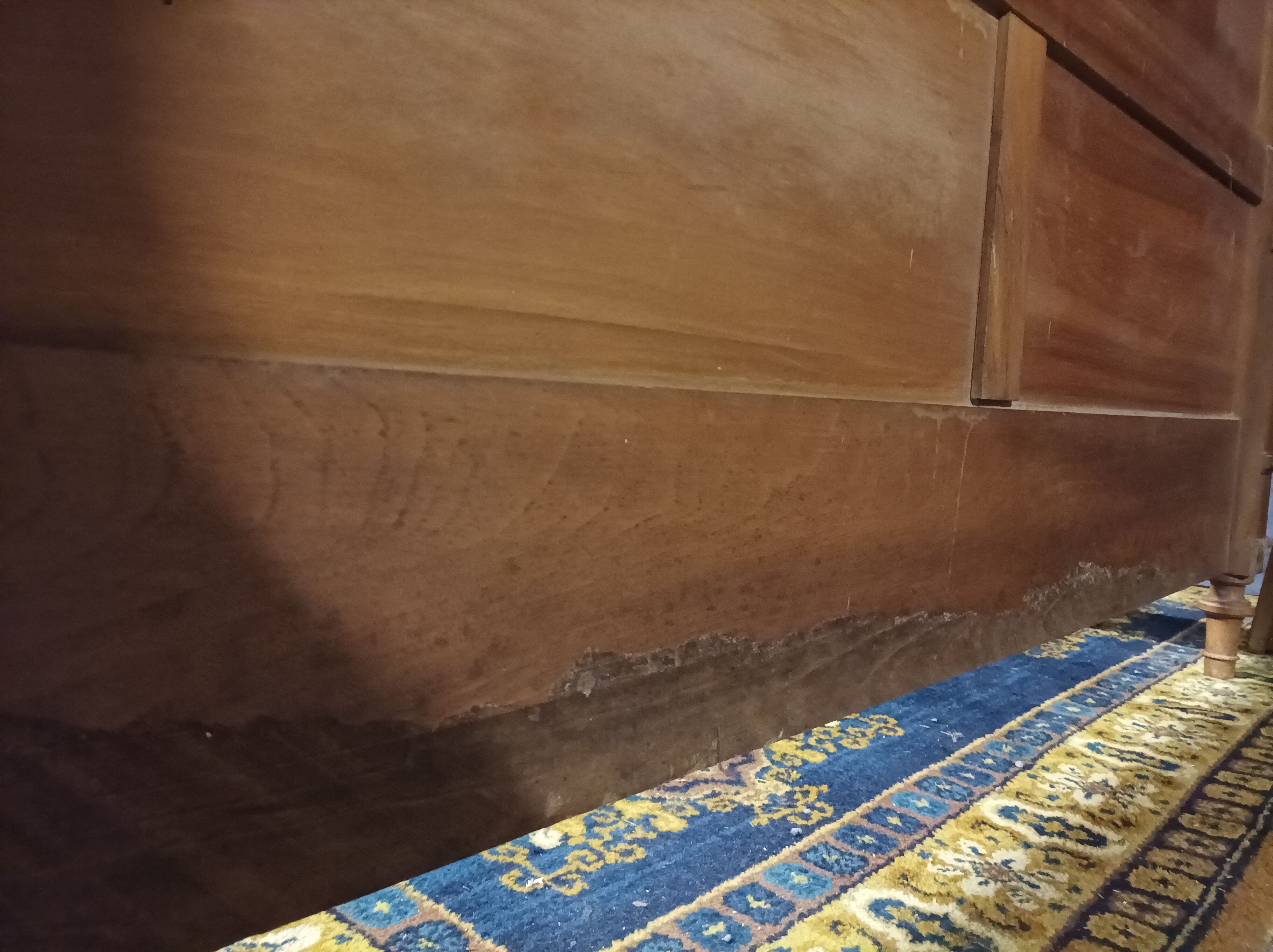 Louis XVI walnut bed