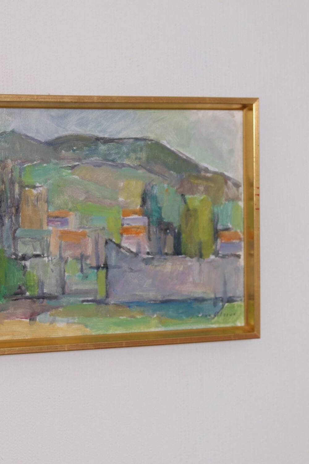 Swedish Oil on Canvas – “Spanish Landscape” by SÖREN OLSSON