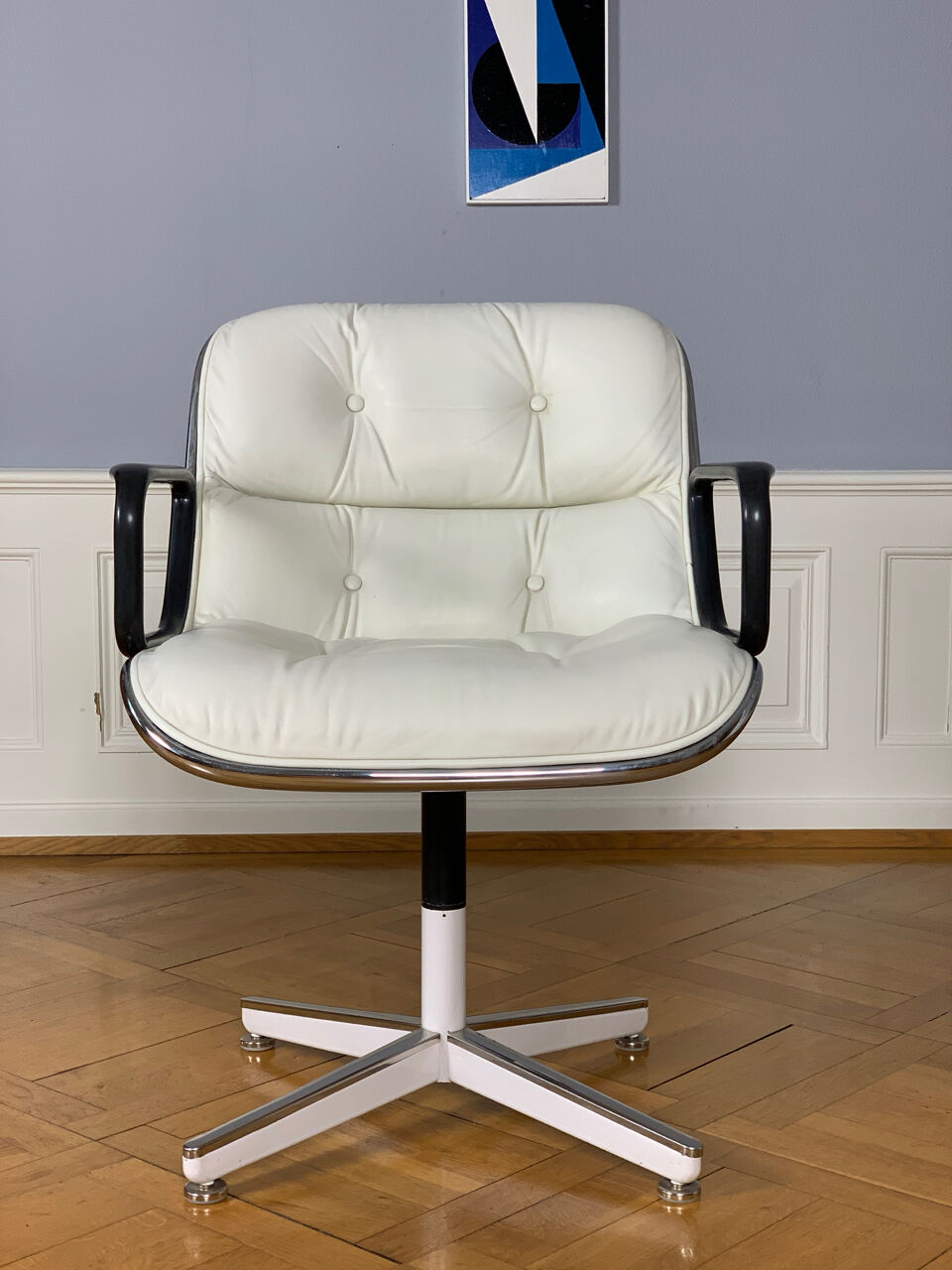 Charles Pollock office armchair for Knoll