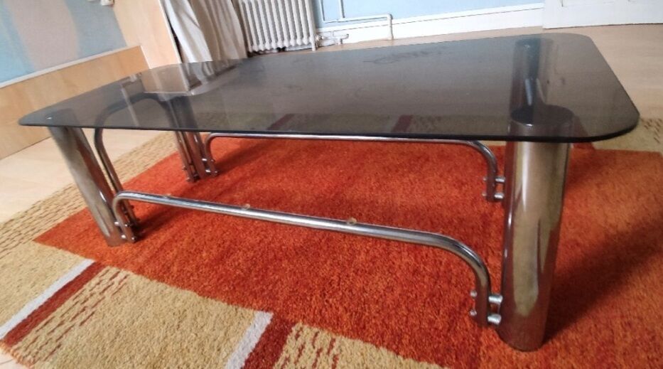 Table en verre