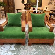 Paire de fauteuils art déco