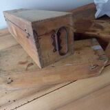 3 old wooden boxes