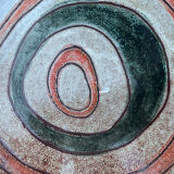 Decorative flat plate Daniel Vallauris vintage