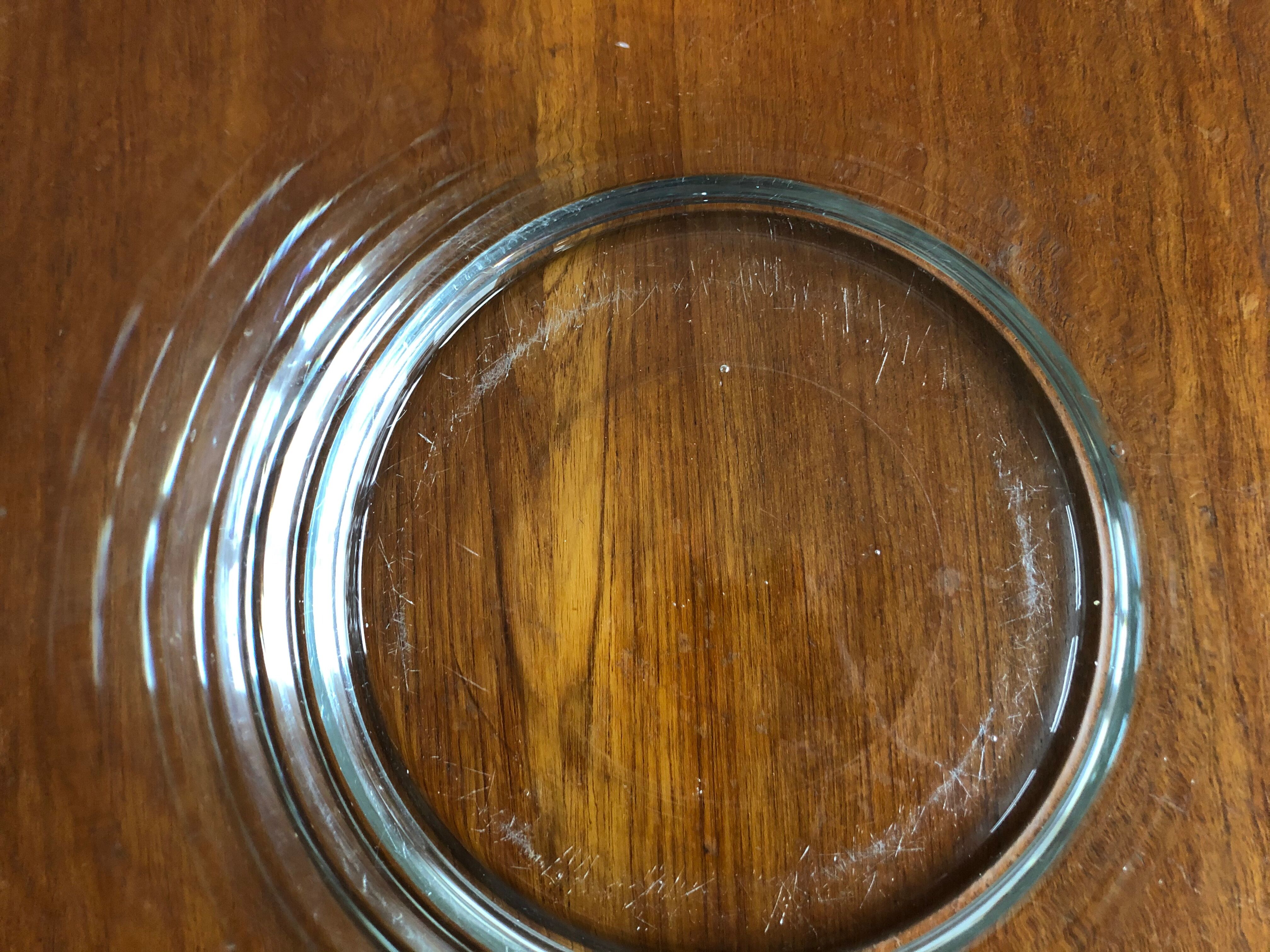 Large cylindrical vase in blown glass
