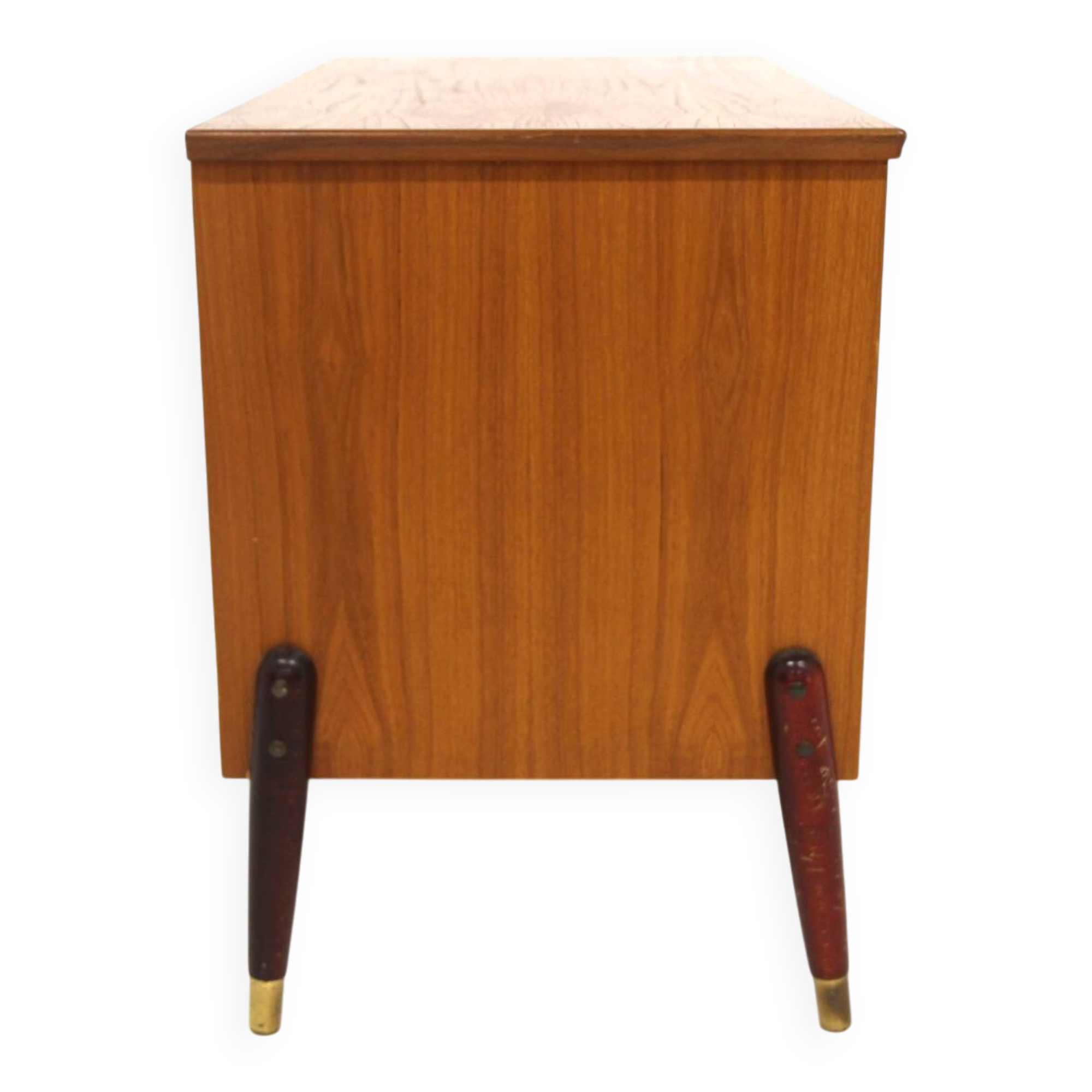 Commode scandinave en teck, Bröderna Gustavssons, Markaryd, Suède, 1960