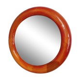 Lacquered wood mirror