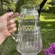 Baccarat pichet broc à eau en crislal estampillé modèle piccadilly 22,5 cm