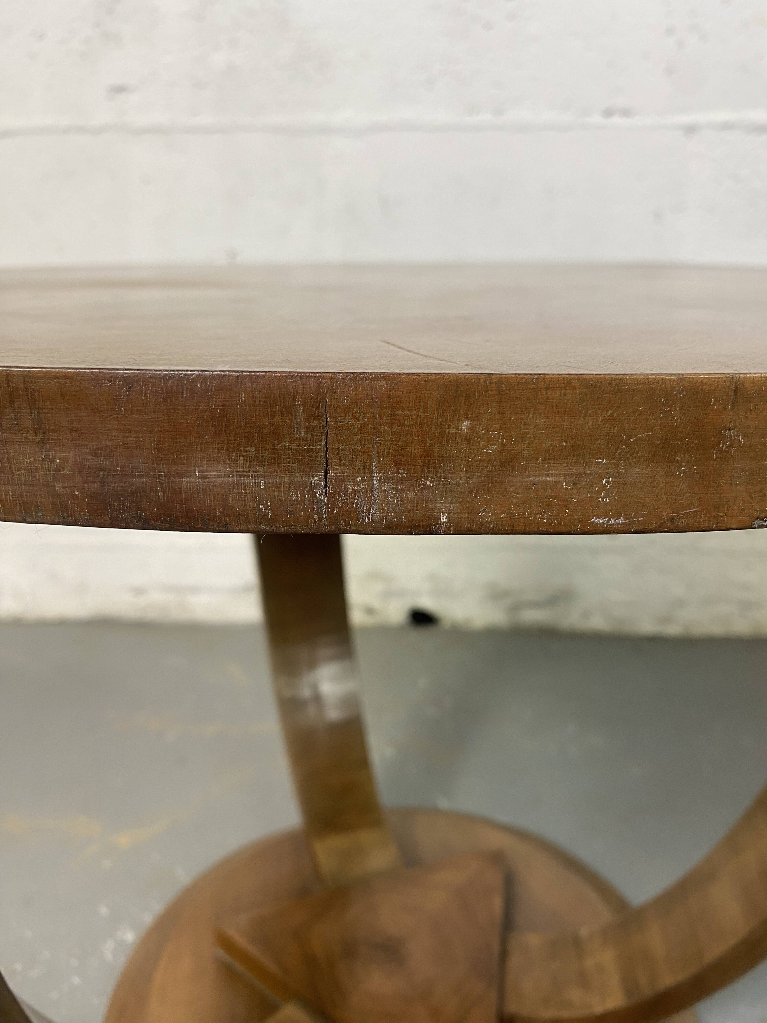 Art Deco pedestal table