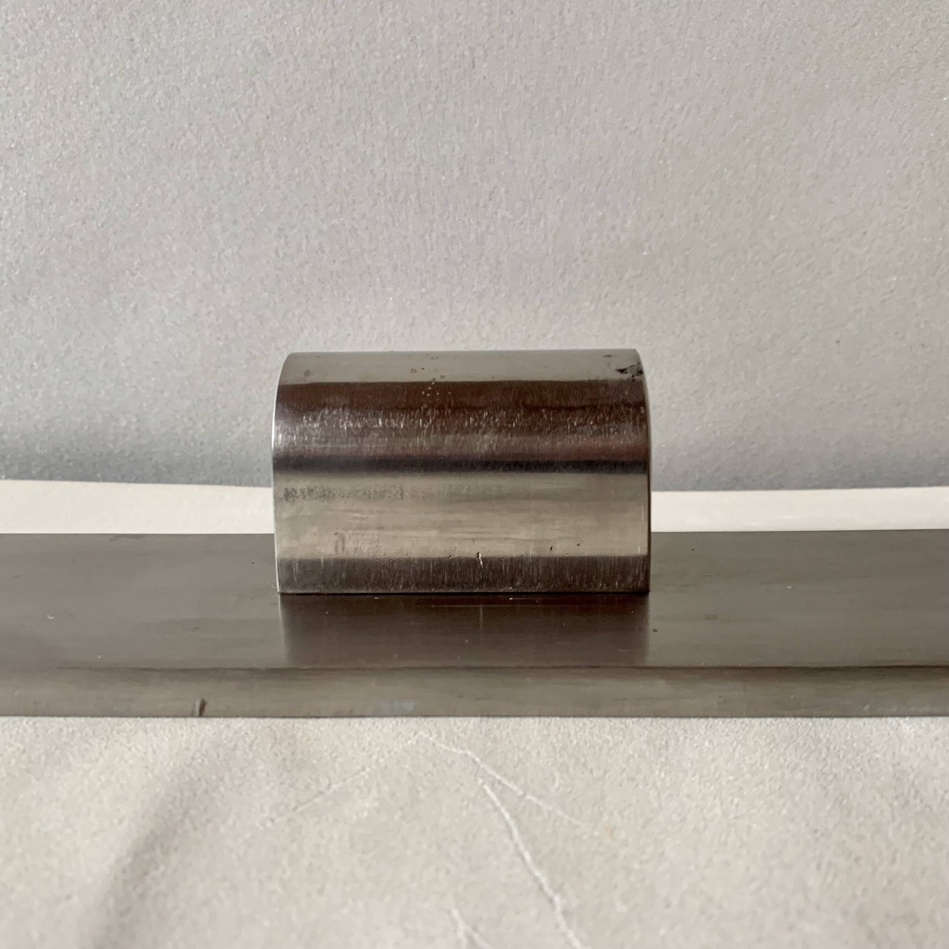 Vintage triple coat steel wall coat rack