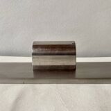 Vintage triple coat steel wall coat rack