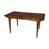 Rectangular Scandinavian extendable teak table