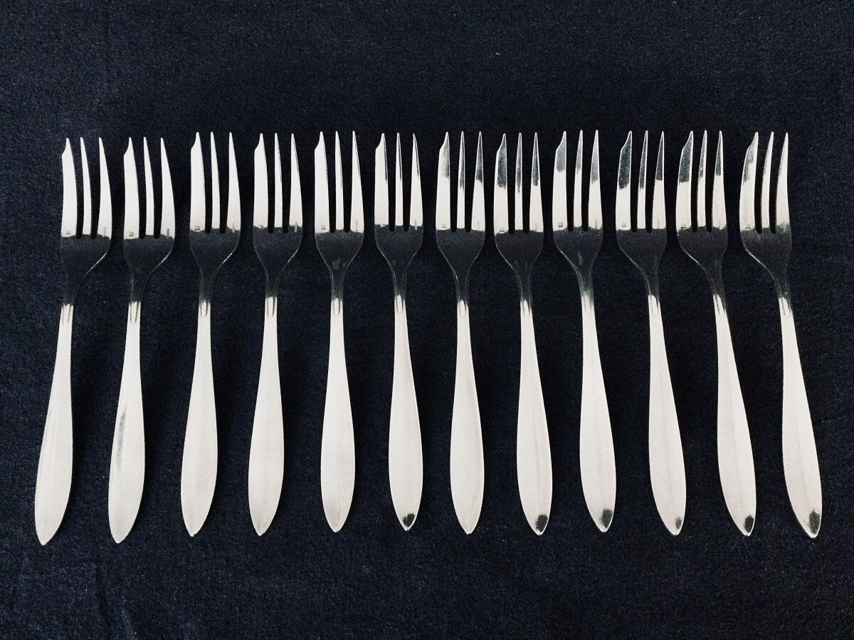 Christofle 12 art deco forks