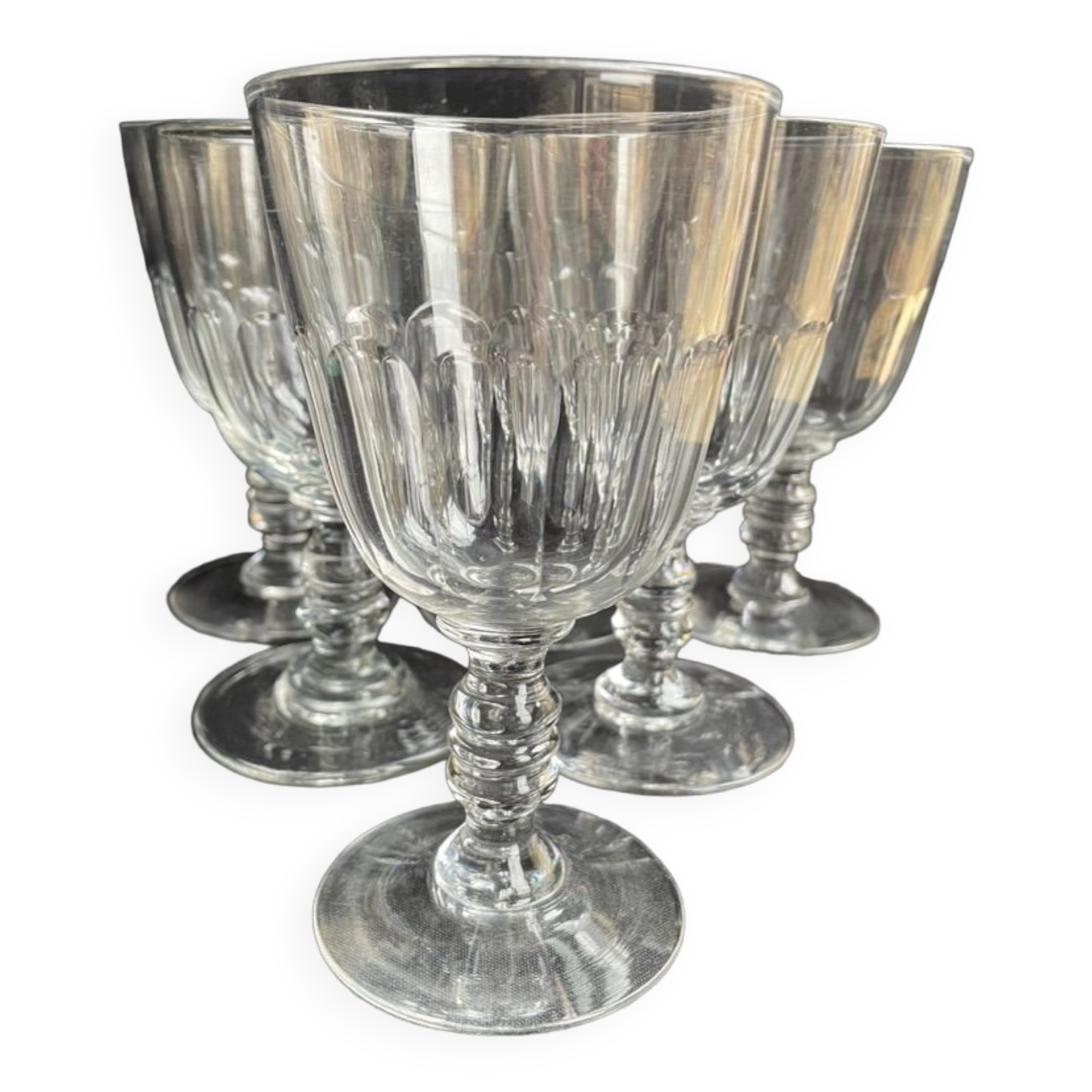 6 glasses Baccarat service Clermont – Art Nouveau
