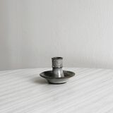 Sanded stoneware candle holder Chantal and Thierry Robert