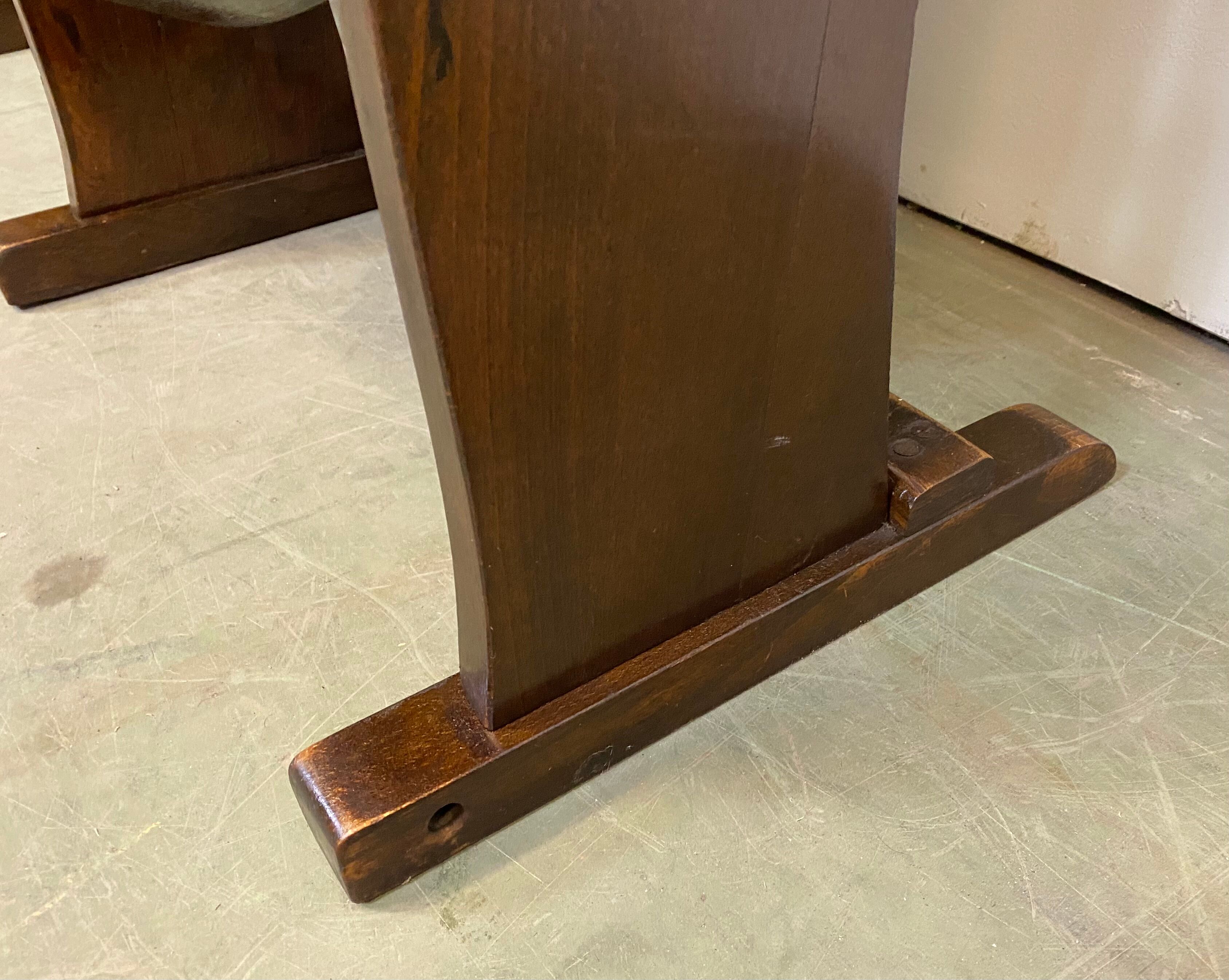 Vintage Two-Seat Cinema Bench from Ton 1950s