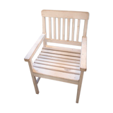 Chaise en bois blanche