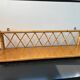 1970s rattan wall shelf