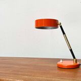 Mid-century minimalist orange table lamp, Italy, 1960s.