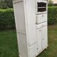 Vintage Mado buffet with white lacquered compass feet.