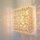 Large crystal faceted ceiling light by Kinkeldey, Germany, 1970s.