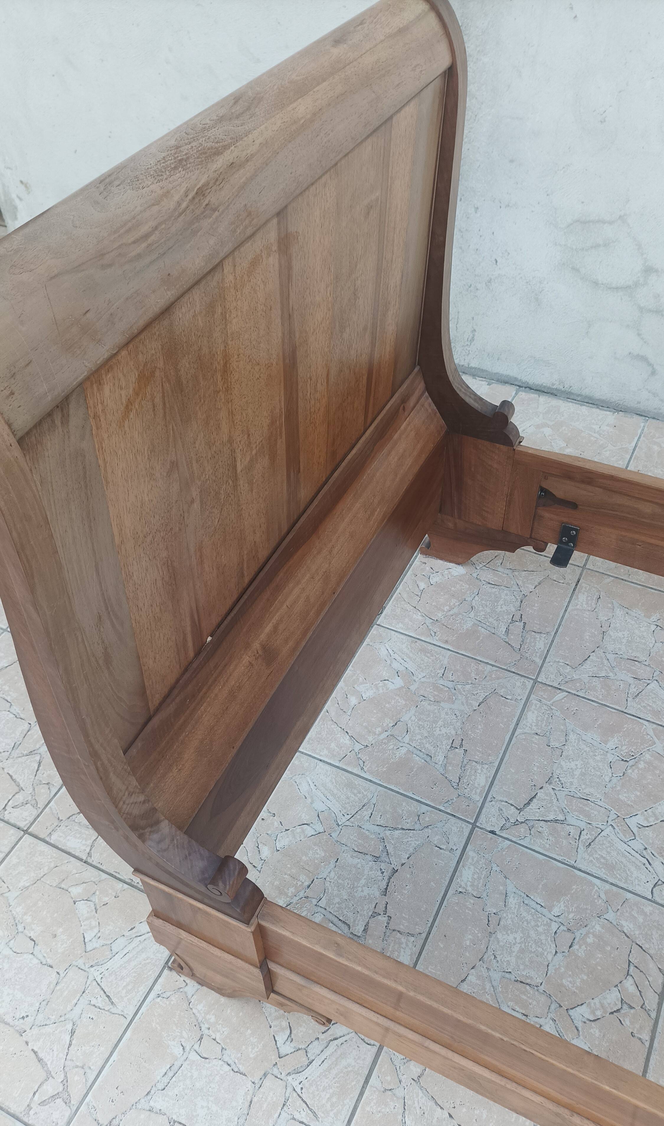 Empire Style Mahogany Bed