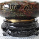 ASHTRAY and 2 VASES enamels on copper