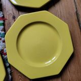 Set of 6 hexagonal plates Moulin des Loups