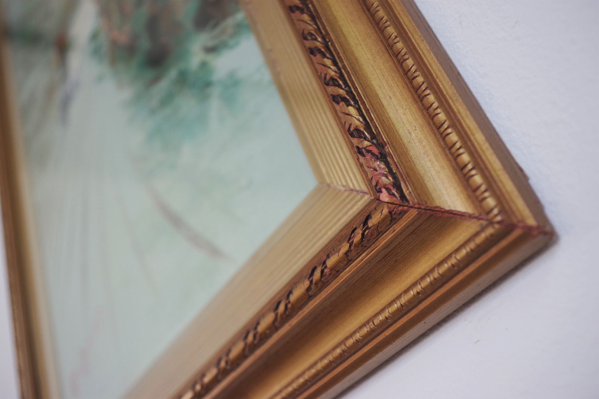 Paintings, oil on canvas, Moretti, 1970, set of 3