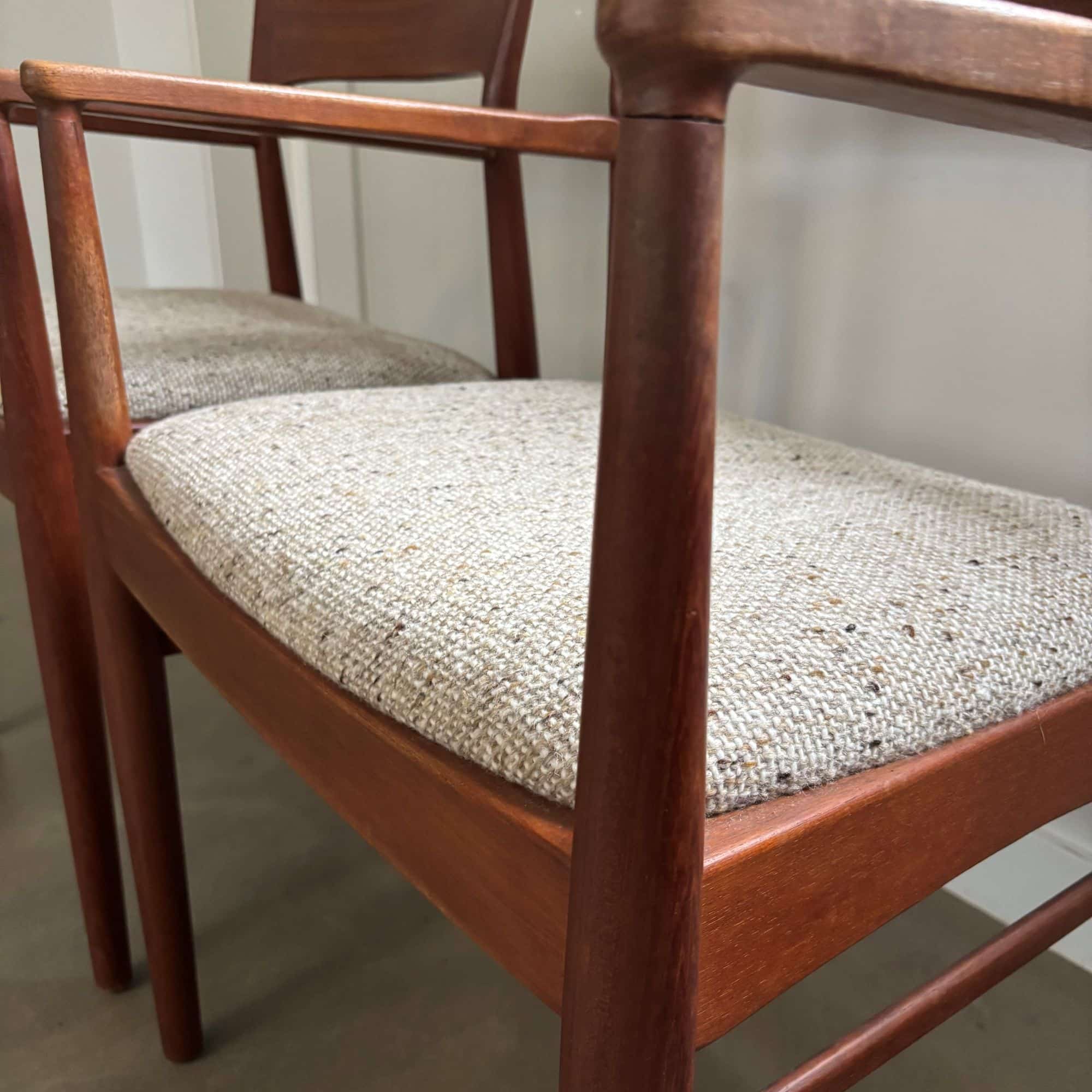 Armchairs by Henning Kjaernulf for KS Mobler, Denmark, 1960s, set of 2