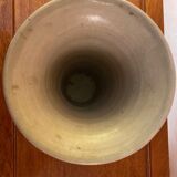 Ceramic vase, red cloisonné