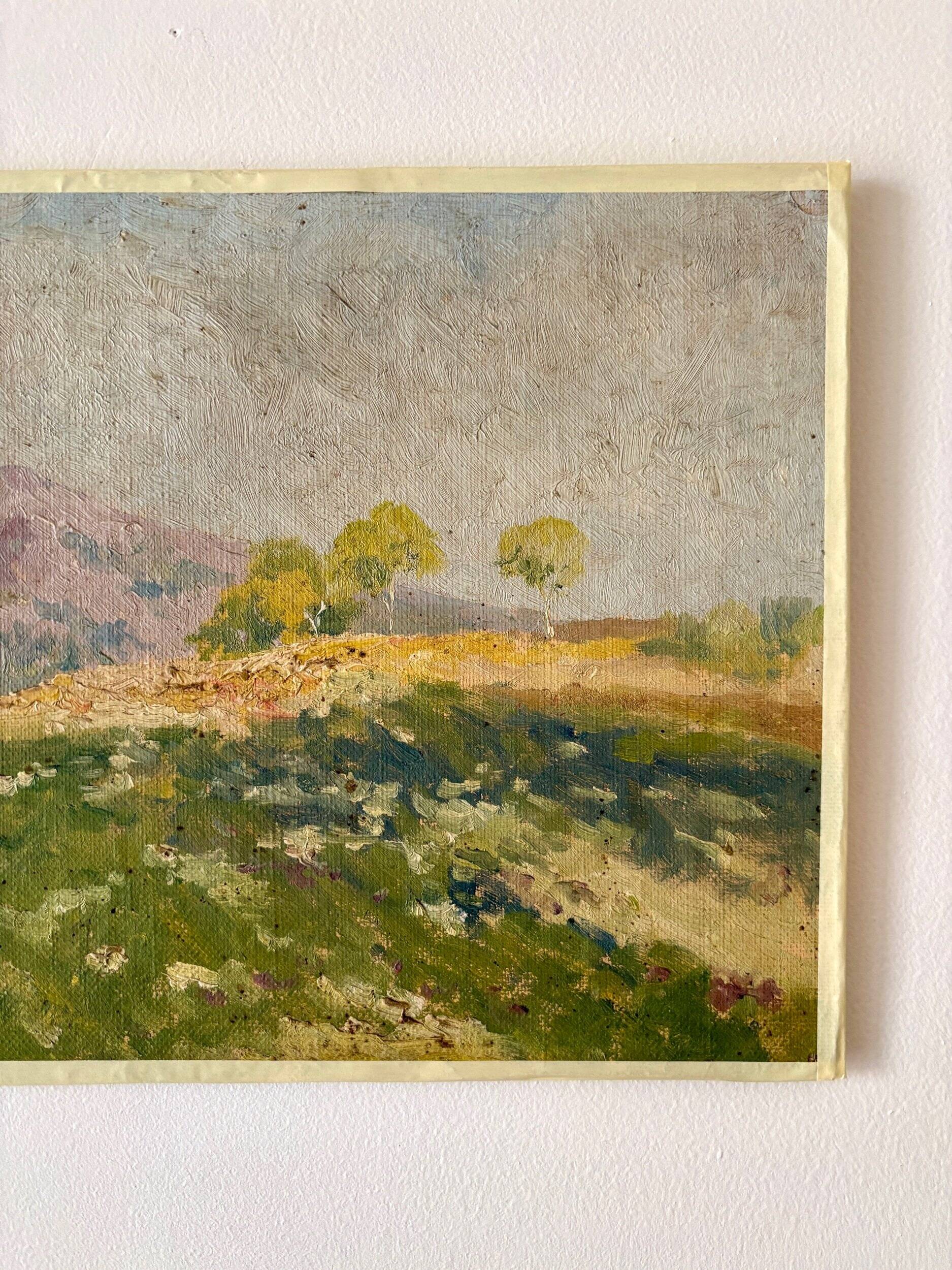 Oil painting on canvas "Mountain" No. 63