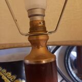 Le Tanneur vintage grained leather lamp