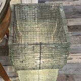 Danny lane (attributed) beautiful large glass plate lamp from the 1980s