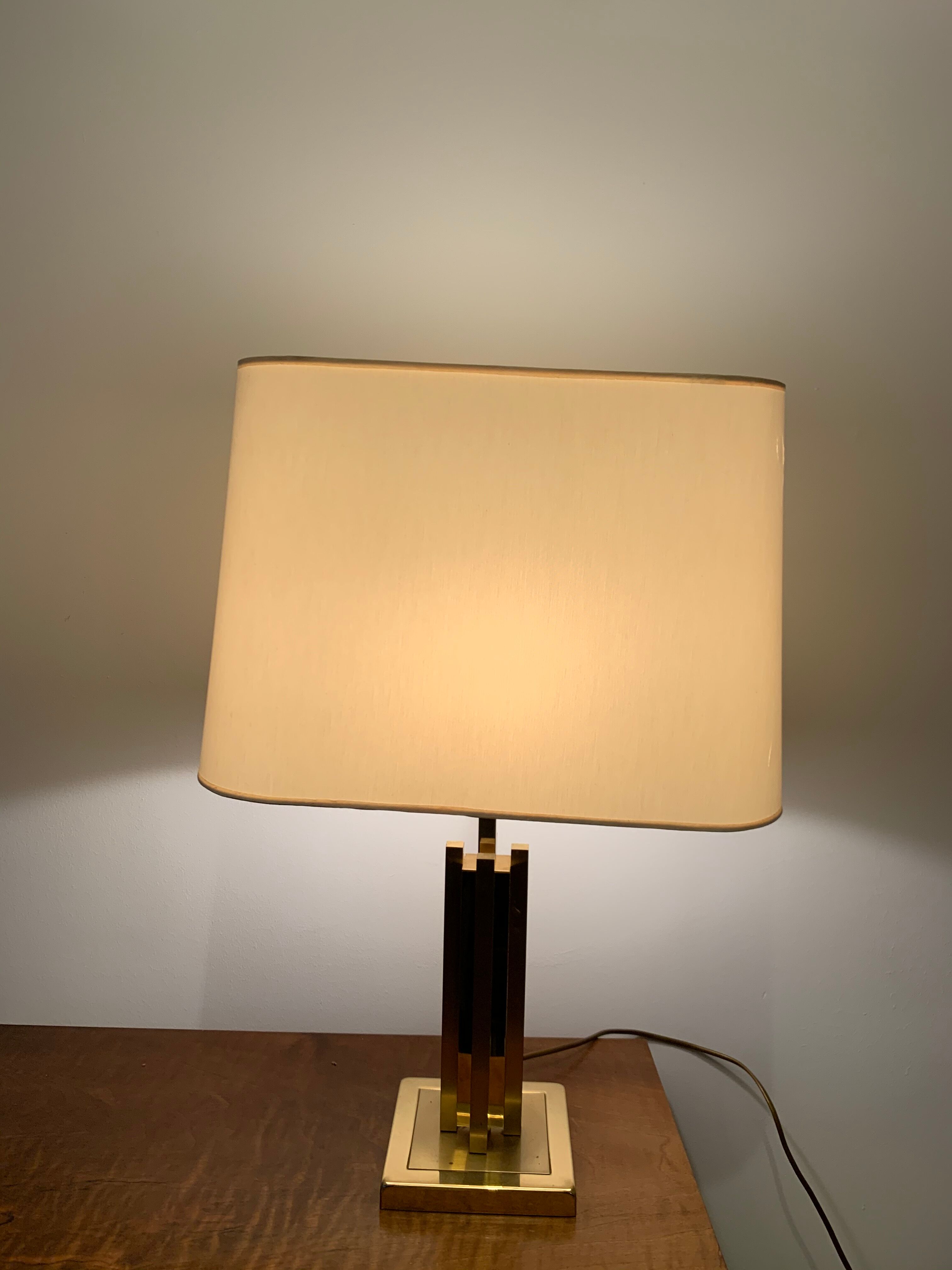 Vintage brass table lamp from Herda Netherlands, 1970