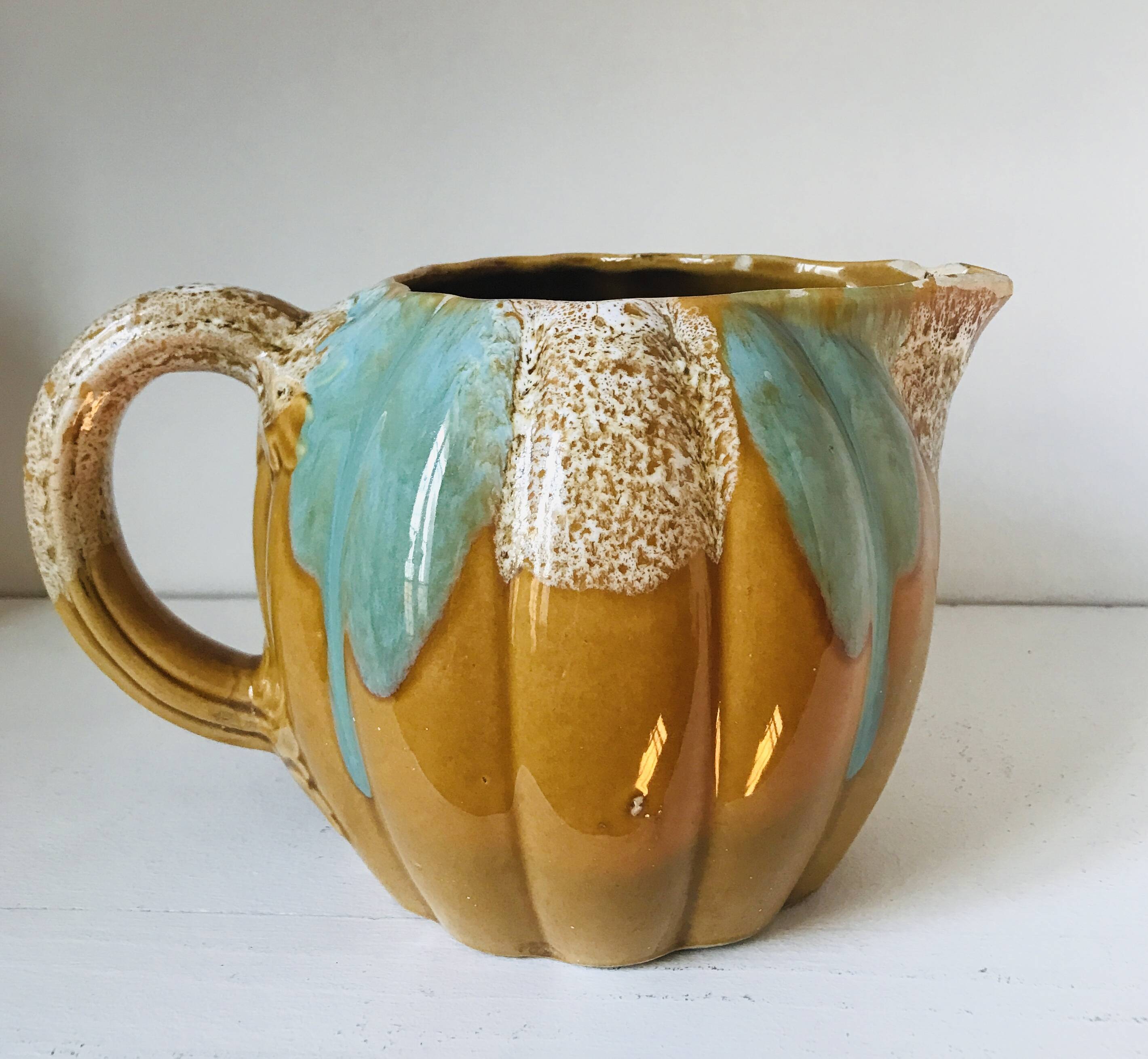 Vintage Cavaillon melon slushie pitcher
