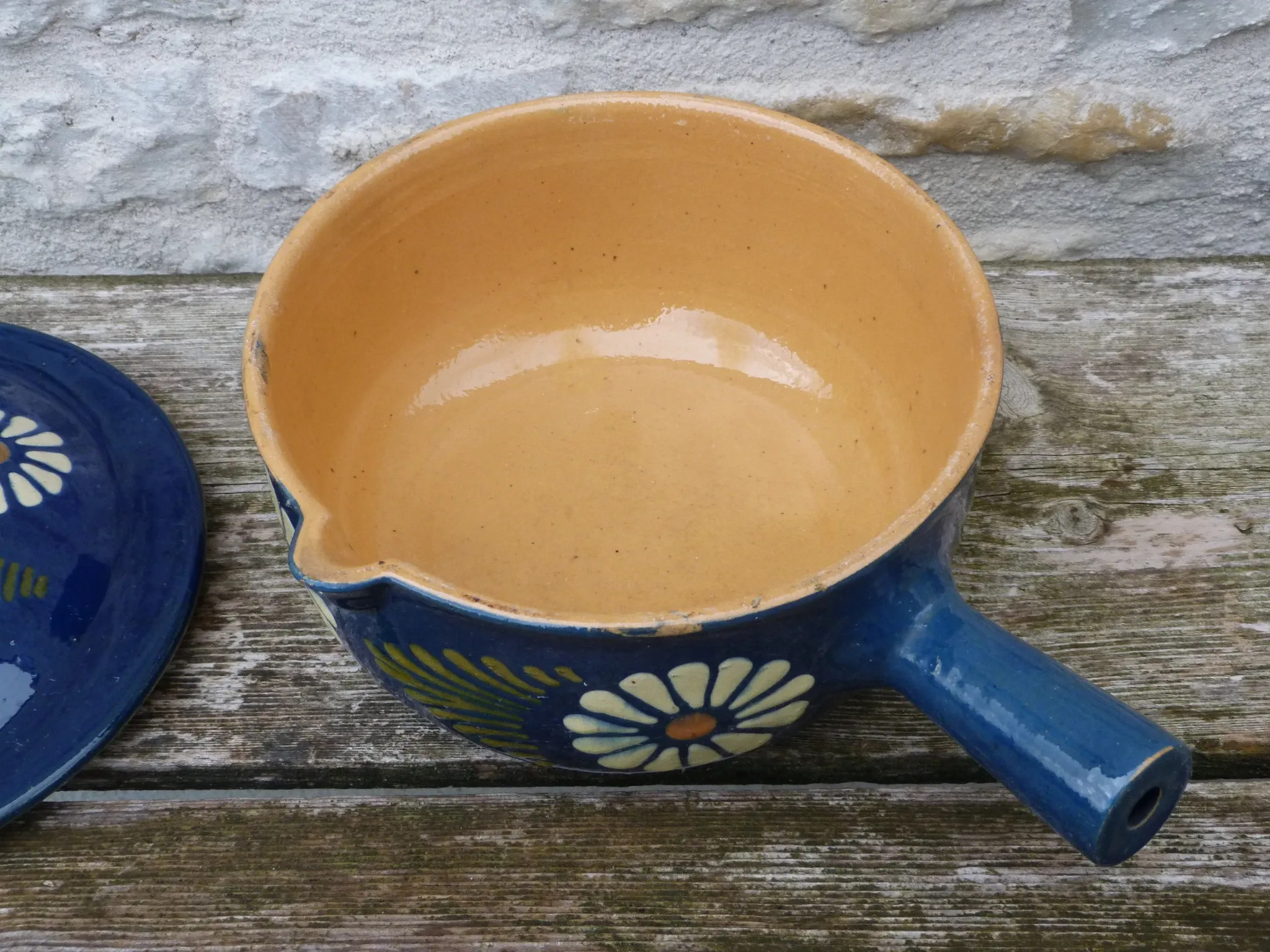 Vintage Marmite or earthenware soup tureen from Alsace.