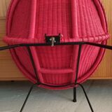 Satellite wicker armchair
