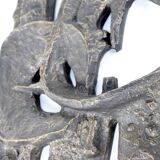 Brutalist wall sculpture - Gatekeepers