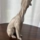 Ceramic greyhound by Juan Huerta
