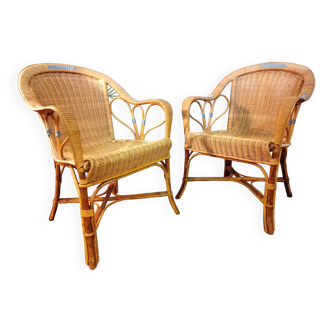 Wicker armchairs 1930s