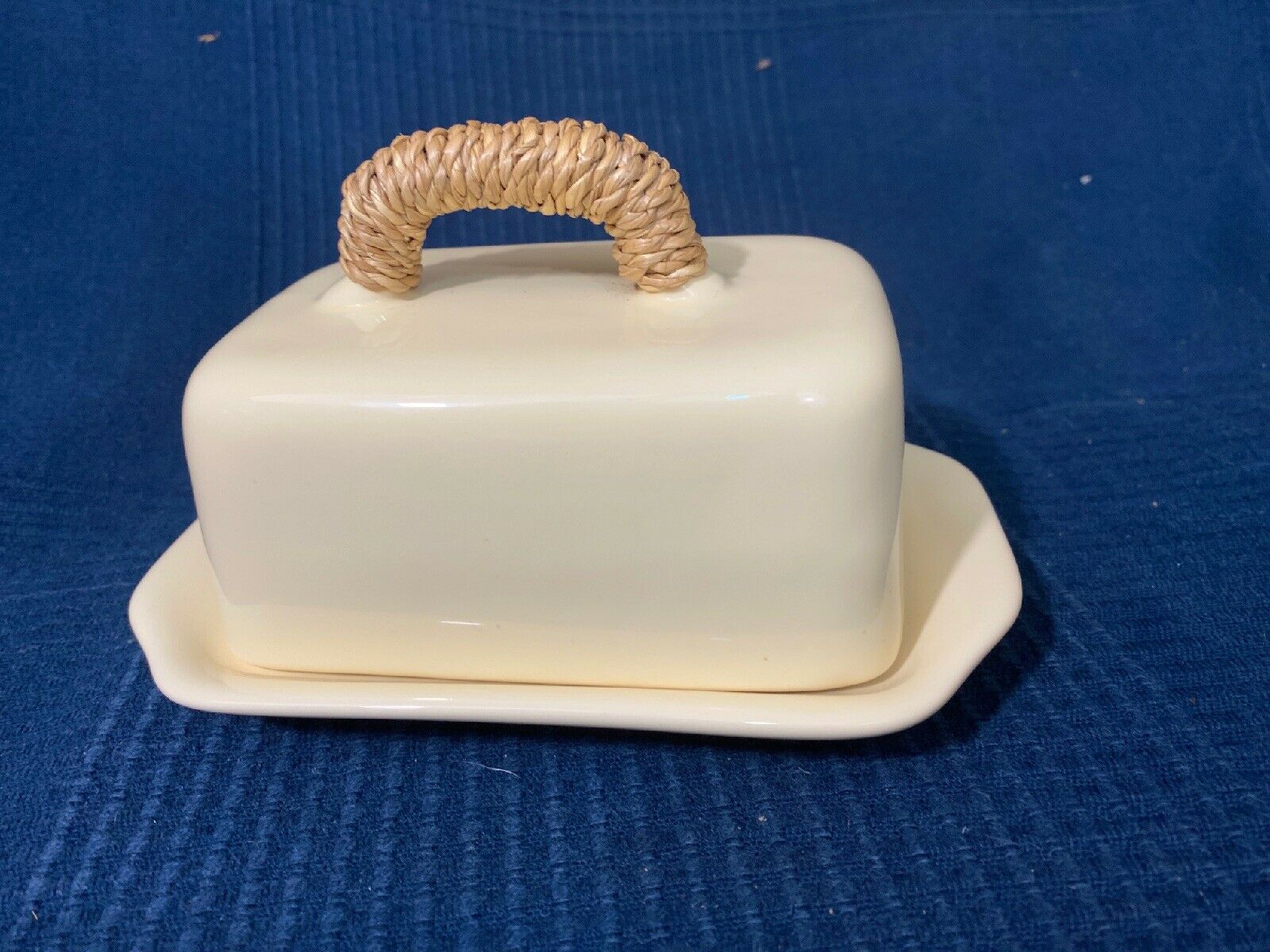 Vintage Louis style ceramic butter maker brand Tohu Bohu