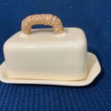 Vintage Louis style ceramic butter maker brand Tohu Bohu