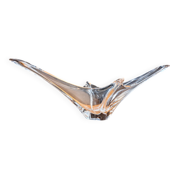Monumental Daum French crystal bowl / centerpiece 79cm
