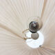 Floor lamp with teakwood rocket base 1960