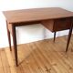 Small vintage 1960s Scandinavian teak desk