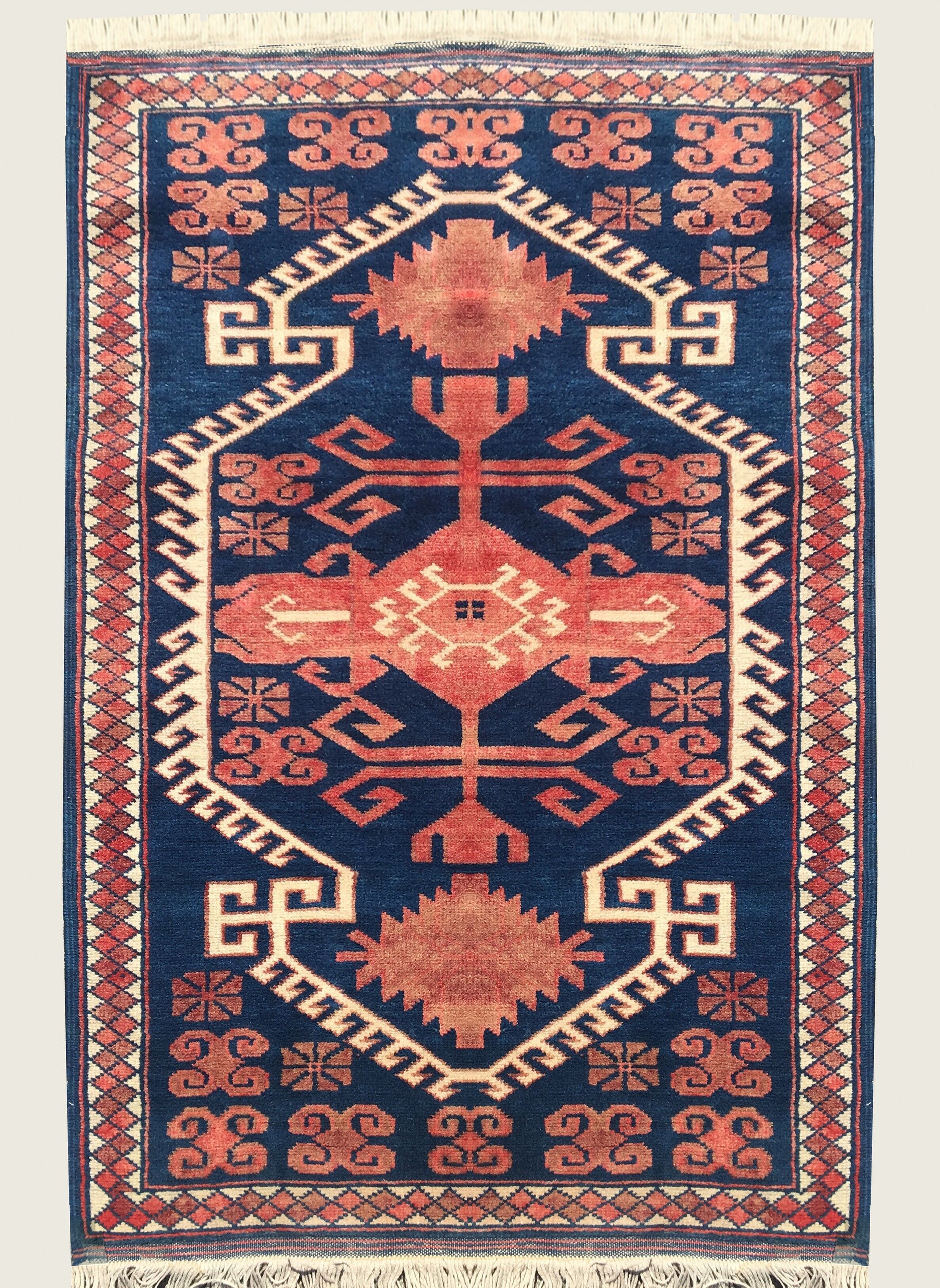Turkish orient carpet Yagcibedir, 1.17 X 0.75 meters, in wool