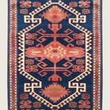 Tapis d'orient turc yagcibedir, 1.17 x 0.75 mètres, en laine