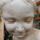 Bust plaster "the florentine" called "the rieuse" after Jean-Baptiste Pigalle