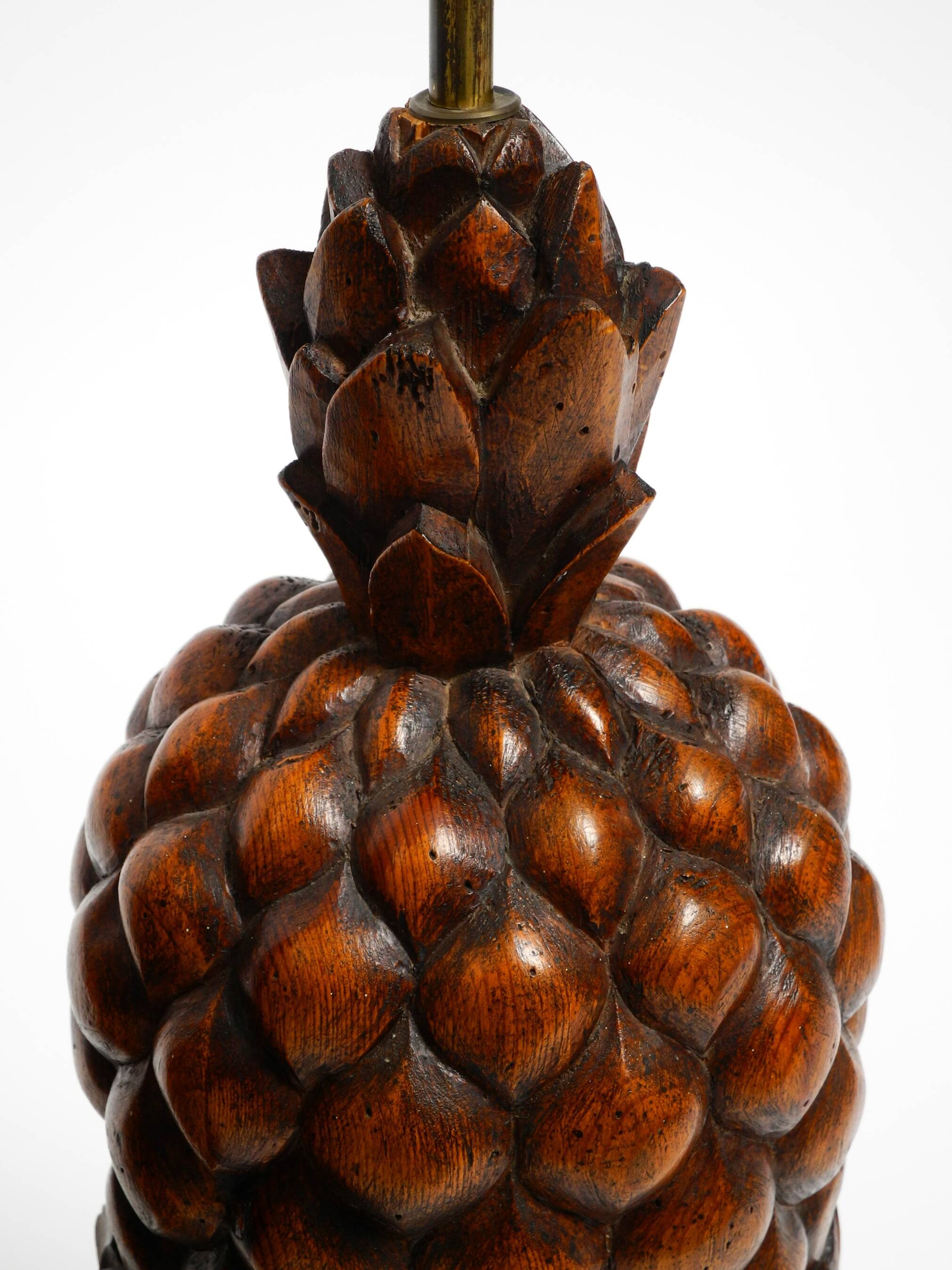 Pair of very decorative large Mid Century Modern "Pineapple" table lamps ma