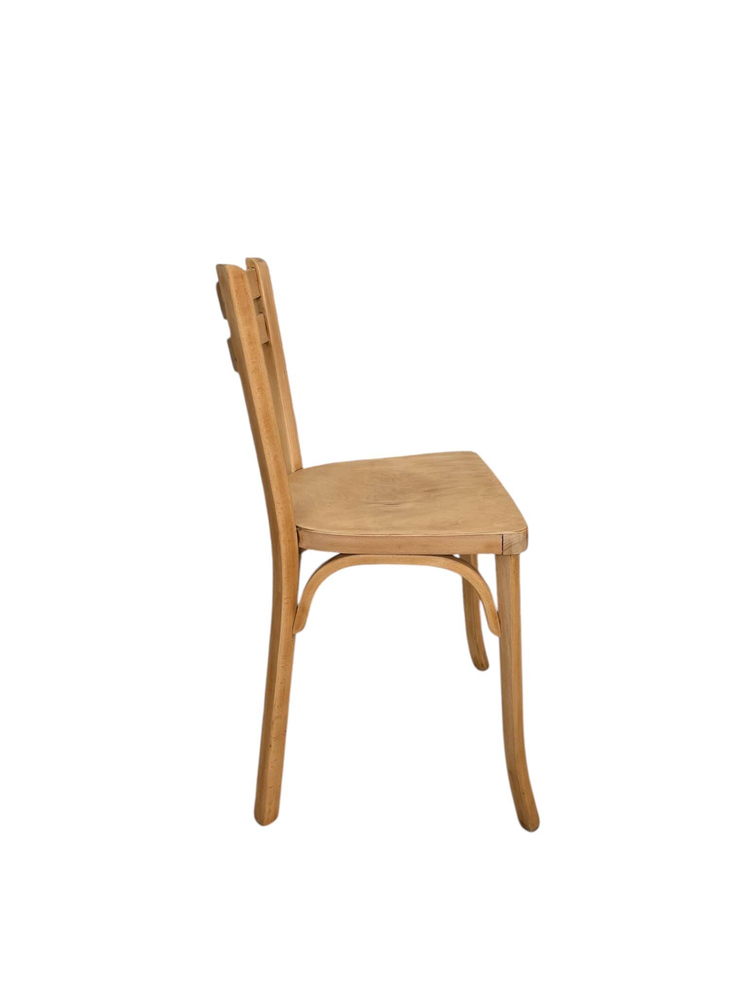 Chaise Baumann bois Nao style scandinave esprit bistrot